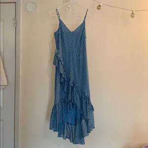 LoveShackFancy Blue Strawberry Print Dress Size 0